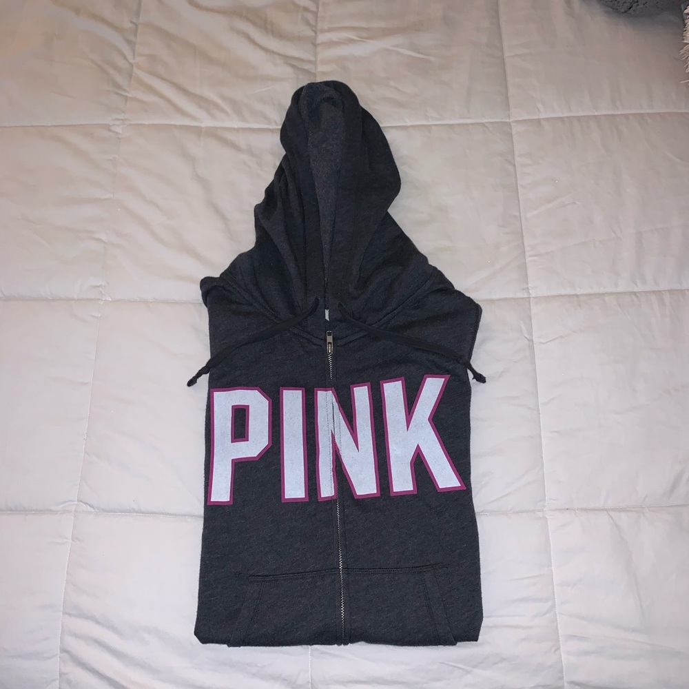 PINK zip up hoodie